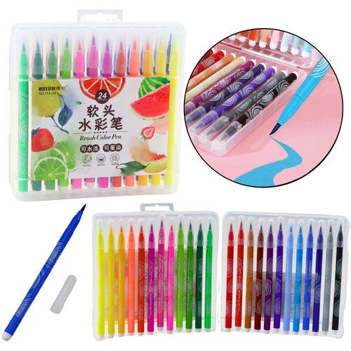  Markers, felt-tip pens, intense colors, fragrant, 12 pcs. Cene