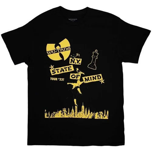 Wu-Tang Clan Košulja Tour '23 NY State Of Mind Unisex Black L