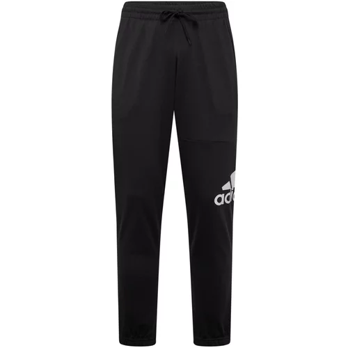 ADIDAS SPORTSWEAR Sportske hlače 'ESS' crna / bijela