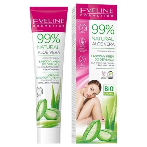 Eveline 99- Depilacijska krema Aloe Vera 125 ML, (21649169) Cene