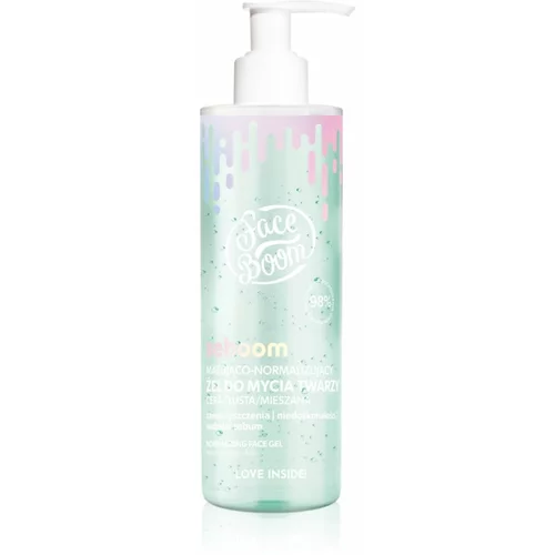BodyBoom FaceBoom Seboom matirajući gel za čišćenje za mješovitu i masnu kožu 200 ml