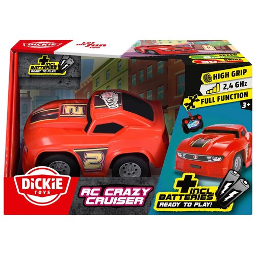 Simba Toys RC Crazy Cruiser daljinski upravljani trkaći automobil 2,4 GHz &amp;ndash; crveni - Dickie Toys Slike