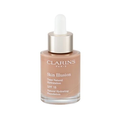 Clarins Skin Illusion Natural Hydrating SPF15 vlažilna podlaga z uv filtrom 30 ml odtenek 113 Chestnut Cene