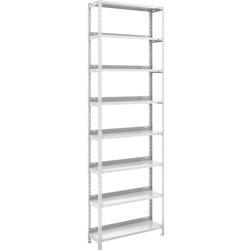 hofe Privijačen regal za dokumentacijo, svetlo siv RAL 7035, višina regala 2550 mm, osnovni regal, širina x globina 750 x 300 mm Cene