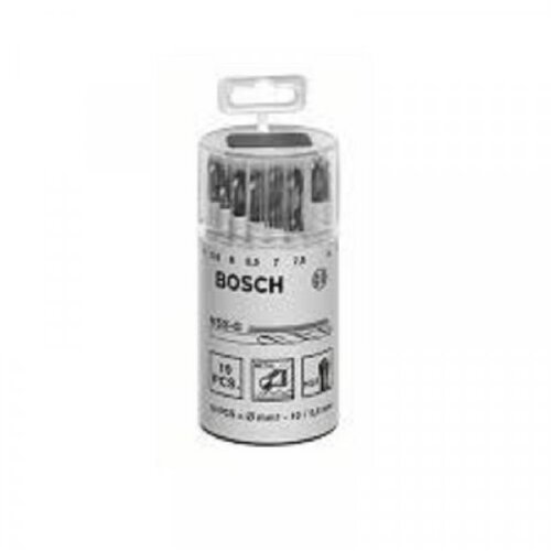 Bosch 19-delni set burgija za metal hss-g, din 338, 135°, u plastičnoj okrugloj kutiji 2607018361, 1- 10 mm Cene