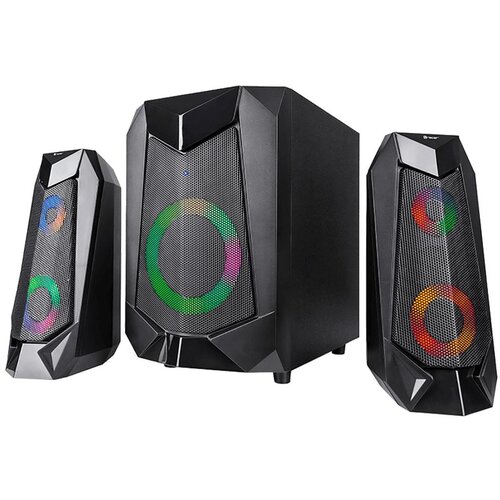 Tracer Zvučnici 2.1 sa RGB osvjetljenjem, Bluetooth - HI-CUBE 2.1 RGB FLOW, Crni Cijene