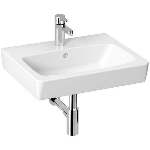 Jika H8103810001041 Lyra Plus Viva 55 x 45 cm pravokotni vgradni keramični umivalnik z odprtino za armaturo Cene