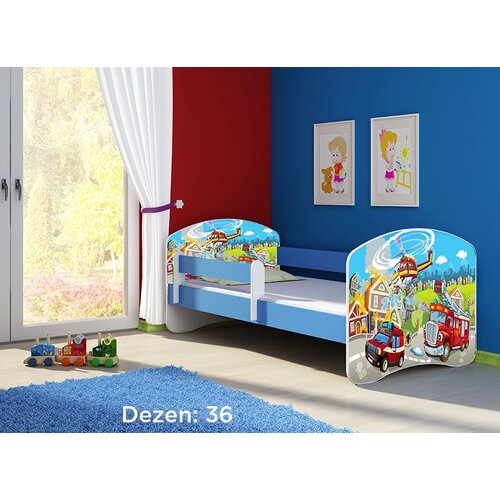 ACMA dečiji krevet II 140x70 + dušek 6 cm BLUE36 Cene