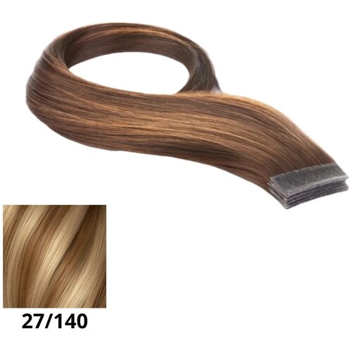  Ekstenzije sa keratinom prirodna kosa Seiseta 25 kom 50/55 cm &amp;ndash; 27/140 Slike