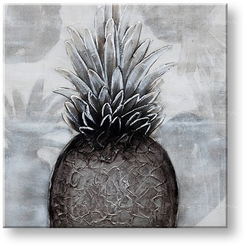  Naslikana slika na platnu ananas 1-delna 60x60 cm CWF1345H-14E1 () Slike