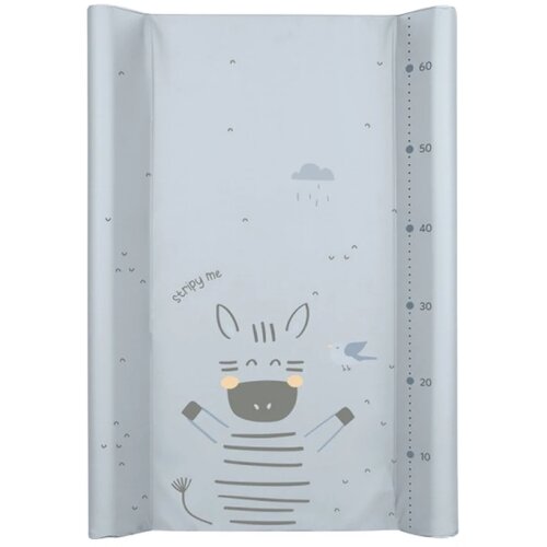 Kikka Boo tvrda podloga za presvlačenje Stripy Friends, 80x50cm Blue Cene