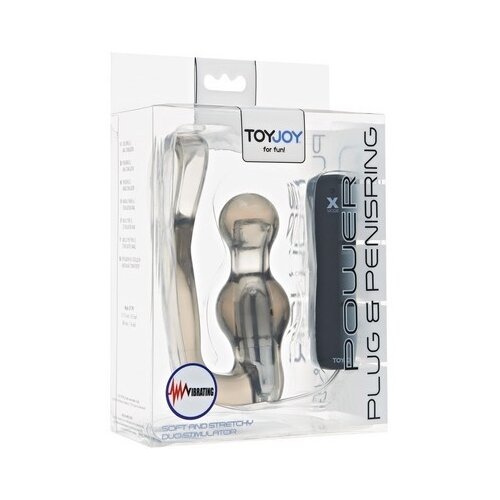 analni vibrator i prsten za penis 2u1 | plug&penisring Slike