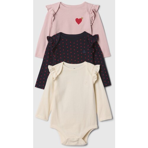 GAP Baby bodysuit, 3 pcs - Girls Cene