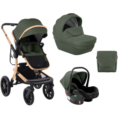 Kikka Boo irene premium kolica set 3u1 green Slike