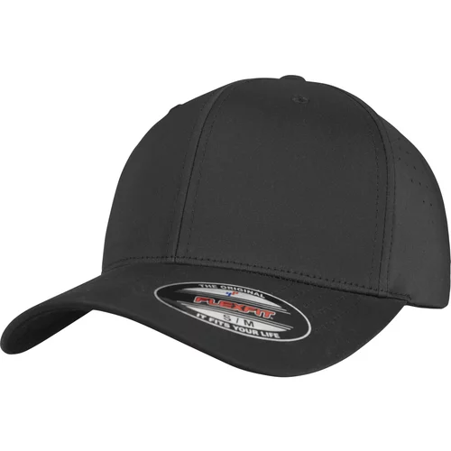 Flexfit Black perforated cap