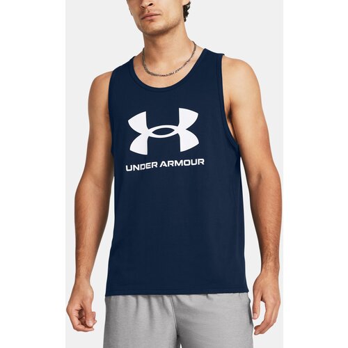 Under Armour Tank Top UA SPORTSTYLE LOGO TANK-BLU - Men Cene