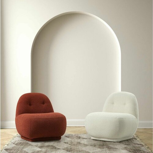 Atelier Del Sofa Panda 1+1 - Tile Red, White Tile RedWhite Wing Chair Set Cene