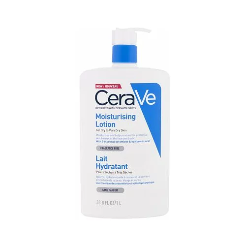 CeraVe moisturizing vlažilno mleko za telo in obraz 1000 ml za ženske