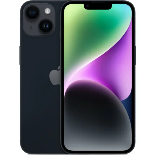 Apple Obnovljeno - znaki rabe - iPhone 14 128GB 6.1 ''polnoč EU MPUF3ZD / A, (21227746)