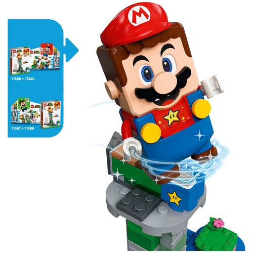 Lego Super Mario&amp;trade; Raz&amp;scaron;iritveni komplet z bosem Sumo Bro in ru&amp;scaron;ilnim stolpom 71388 Slike