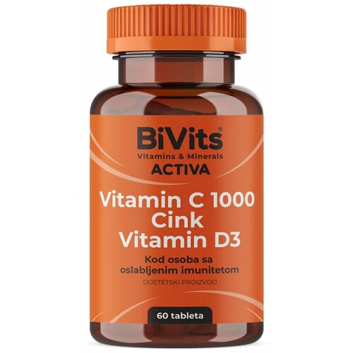 Activa vitamin c 1000 cink vitamin D3 1000, 60 tableta Slike