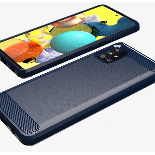 Carbon case fleksibilna maskica za Samsung Galaxy A71 5G Slike