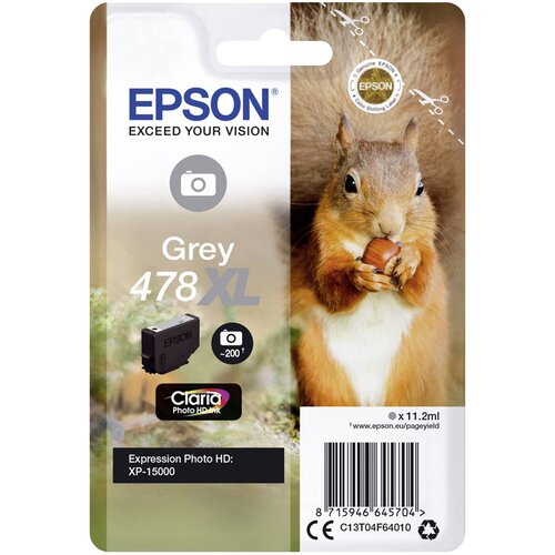 Epson kartuša 478 XL (C13T04F64010) (siva), original Cene