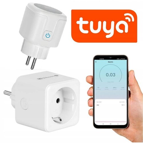 Ltc Pametna WiFi vtičnica do 3680W Tuya Alexa Google Assistant, (21756122) Cene