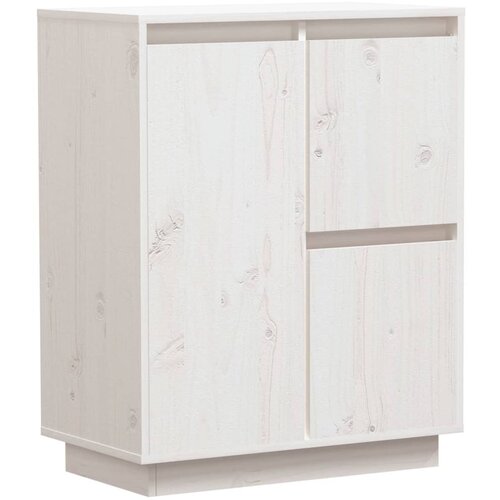 Maison Chic Komoda - Predalnik bela 60x34x75 cm trdna borovina, (21716329) Slike