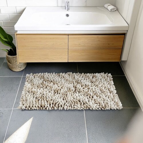 Wenko Bež tekstilna kupaonska prostirka 60x90 cm Lerici &amp;ndash; Slike