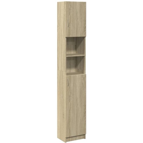 Maison Chic Kopalniška omarica - Kopalniški kabinet sonoma hrast 32x25,5x190 cm iverna plošča, (21794601) Cene