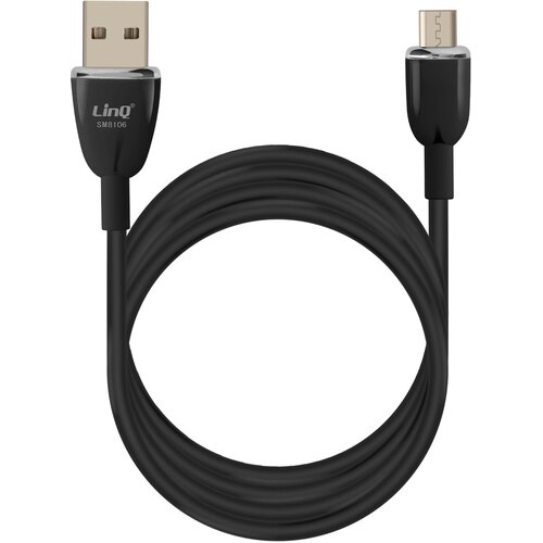 LINQ Kabel USB na mikro-USB, hitro polnjenje, 3 A, sinhronizacija 1,2 m, Črna, (5000220226) Cene