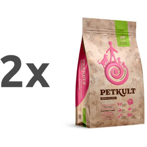 Petkult sensitive care starter & puppy - jagnjetina 2 x 12 kg Cene