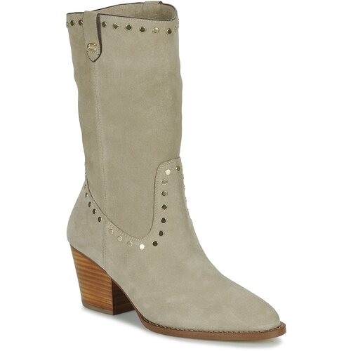 Coach Mestni škornji PHEOBE SUEDE BOOTIE Siva Cene