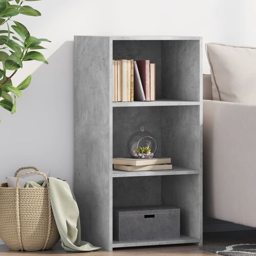 vidaXL Komoda betonsko siva 45x41x93 cm inženirski les Cene