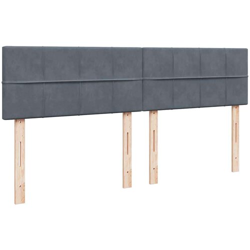  Otomanski krevet s madracem&amp;amp;amp LED tamnosivi 180x200cm bar&amp;scaron;unasti Slike