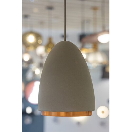  Klausen 111041 - Visilica na sajli CONCRETE 1xGU10/5W/230V siva/bakrena Slike