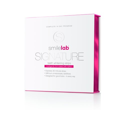 Smilelab trakovi za beljenje zob - Signature Teeth Whitening Strips Slike