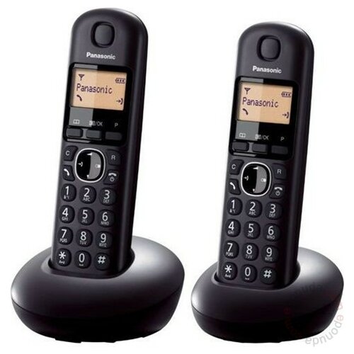 Panasonic DECT KX-TG212FXB - dve slušalice bežični telefon Slike