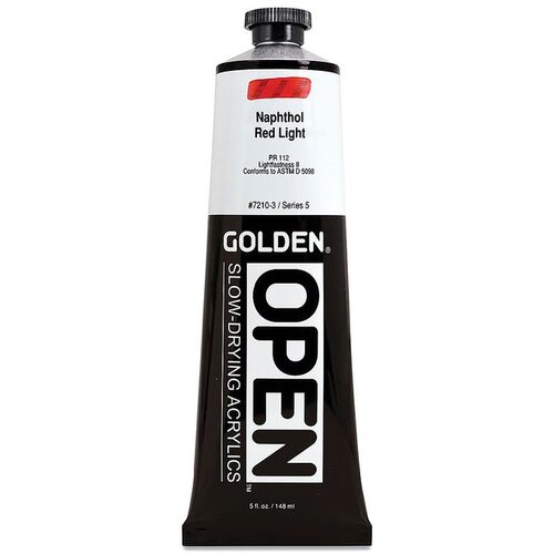  GOLDEN OPEN akrilna boja koja se sporo su&amp;scaron;i 148 ml | 7210 Naphthol Red Light Slike