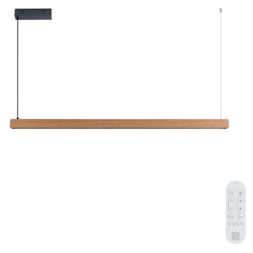  Immax NEO 07303L - LED prigu&amp;scaron;iva luster na sajli MADEIRA 26W/230V Wi-Fi Tuya 122 cm hrast Slike