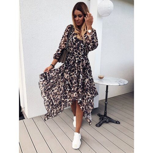 Beloved Gianna obleka leopard Cene