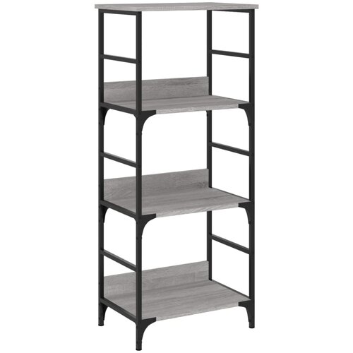 Maison Chic Knjižna omara - Knjižna polica - Knjižni regal siva sonoma 50x33x117,5 cm inženirski les, (21723164) Slike
