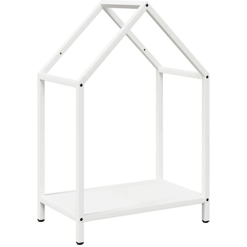 vidaXL stojalo za drva belo 40x25x60 cm hladno valjano jeklo, (21827430) Cene