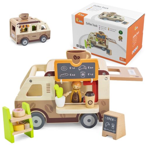 Viga food truck drveni auto caffe slastičarna Slike
