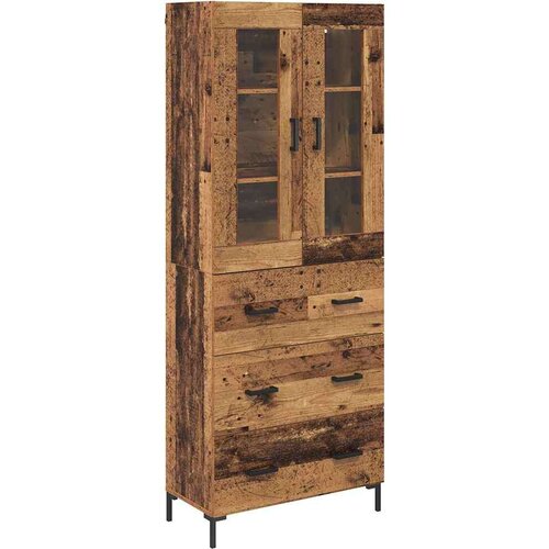  Kuhinjski ormarić 2 pcs Staro drvo 69 5 x 34 x 180 cm Konstruirano drvo Slike