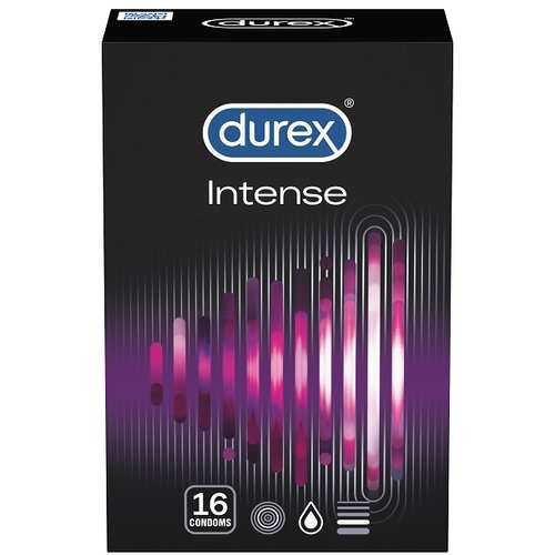 Durex Intense - kondomi z rebri in pikami (16 kosov) Cene