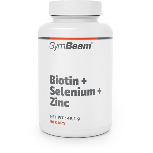 GymBeam Biotin + Selenium + Zinc 90 kaps. Slike