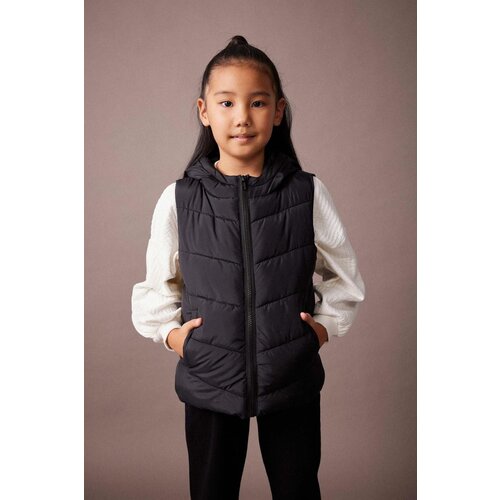 Defacto Girl Water Repellent Hooded Puffer Vest Slike