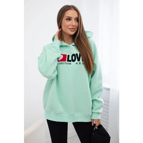 Kesi Mint Insulated Cotton Hoodie Slike
